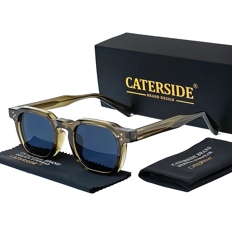 Caterside новые мужские солнцезащитные очки в стиле ретро в стиле панк - Фотография_2