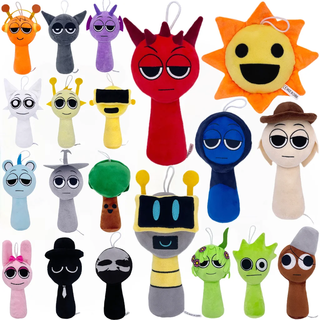 Плюшевые игрушки sprunki plushie sprunki - Фотография_2