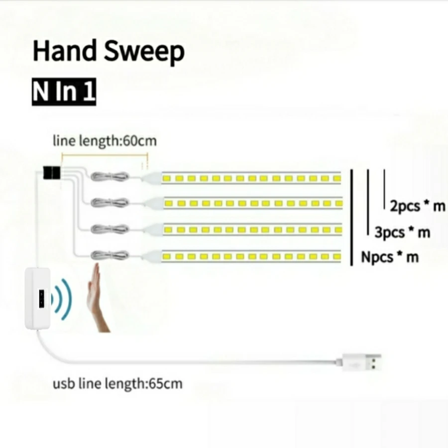 Usb 2 в 1 светодиодная лента с - Фотография_2