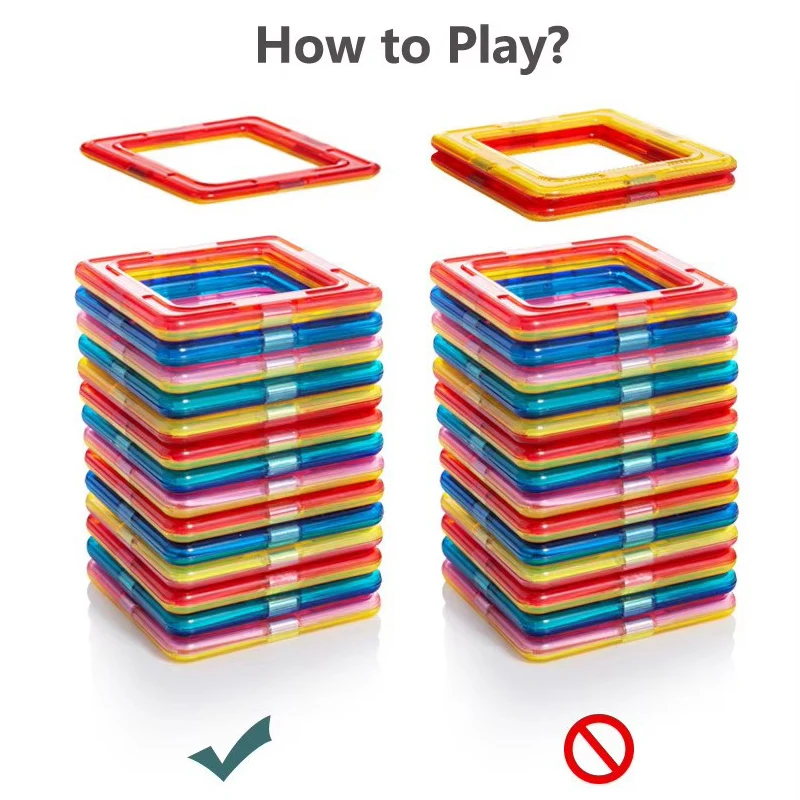 Магнитный дизайнерский конструктор среднего размера - Фотография_6