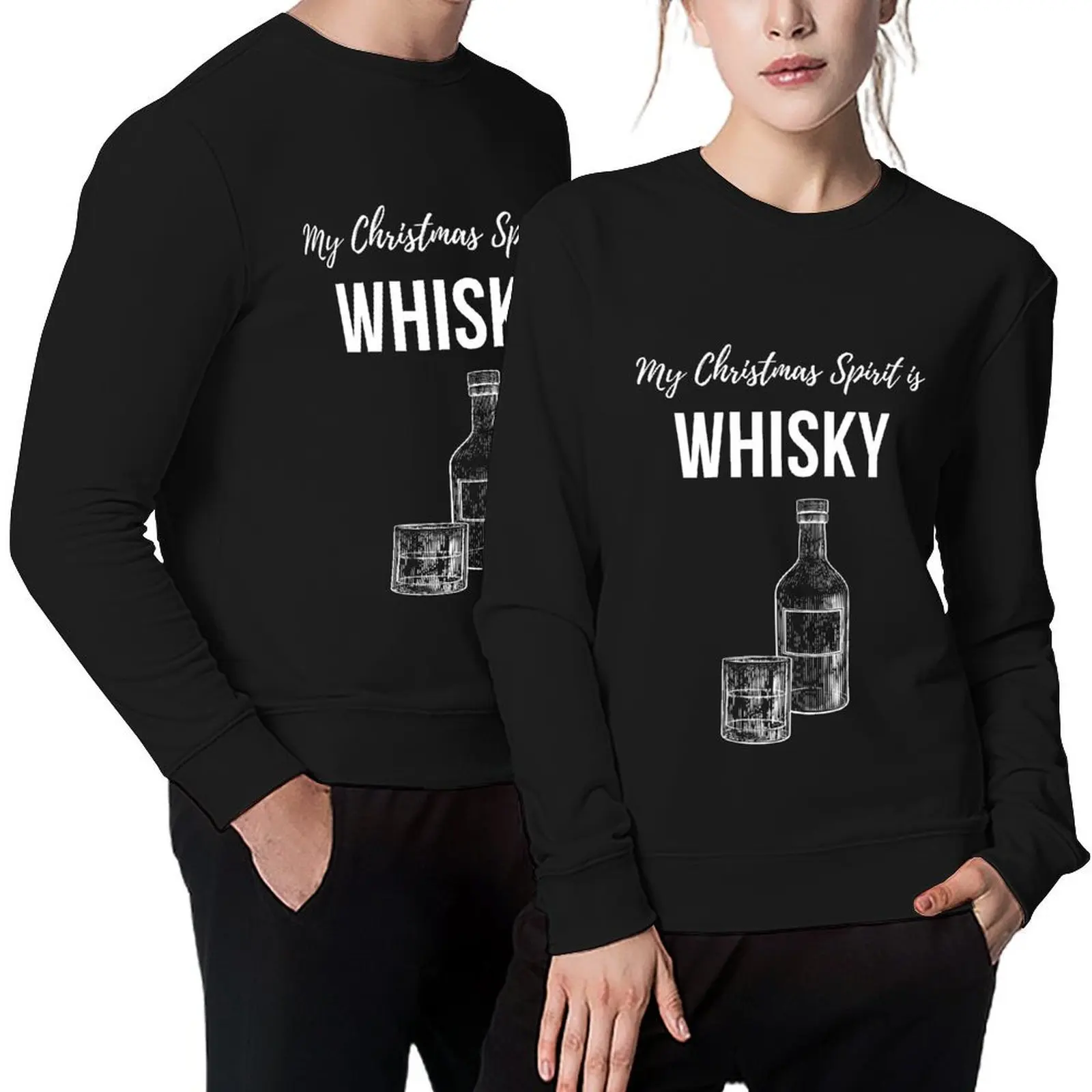 Пуловер my christmas spirit is whisky