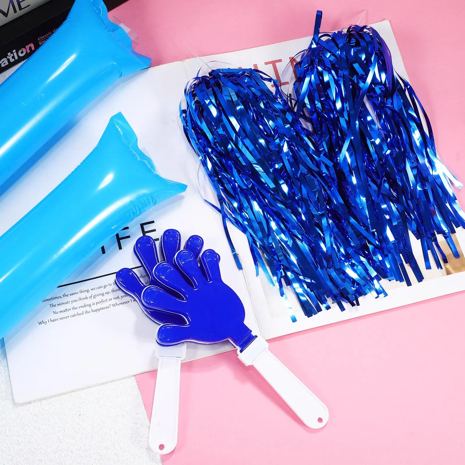 1 комплект надувных палочек с помпонами - Фотография_5