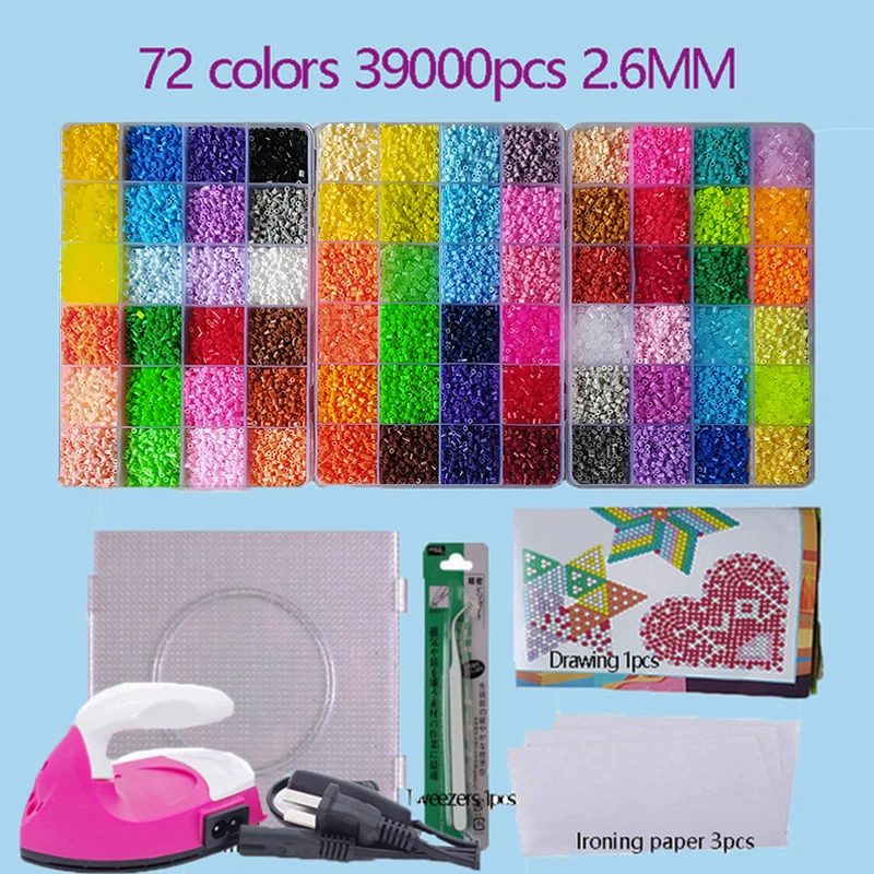 Термомозаика бусины набор бусин perler hama 2
