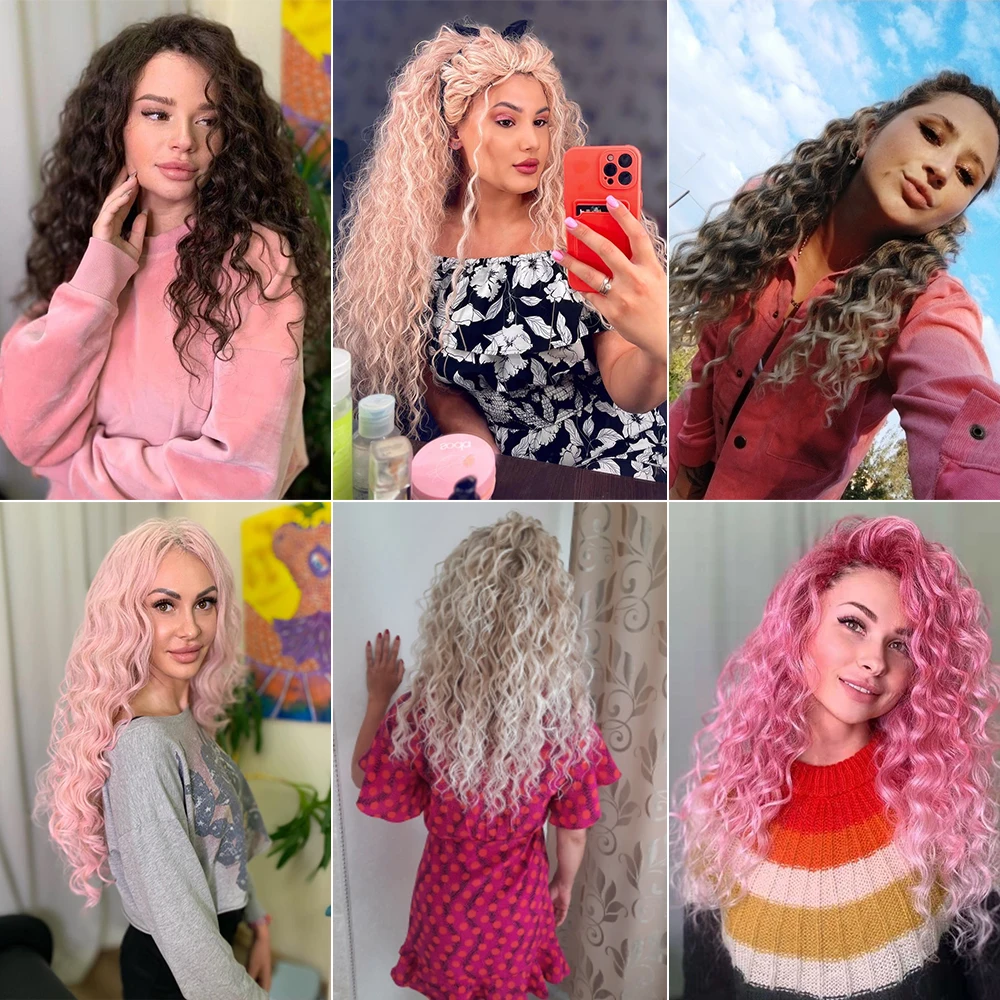 18-24 дюйма, вязанная крючком коса с океанской волной - Фотография_6