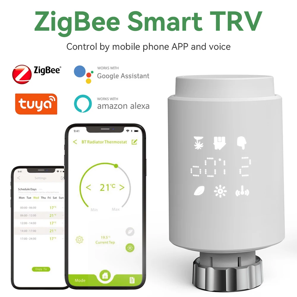 Привод радиатора tuya smart zigbee