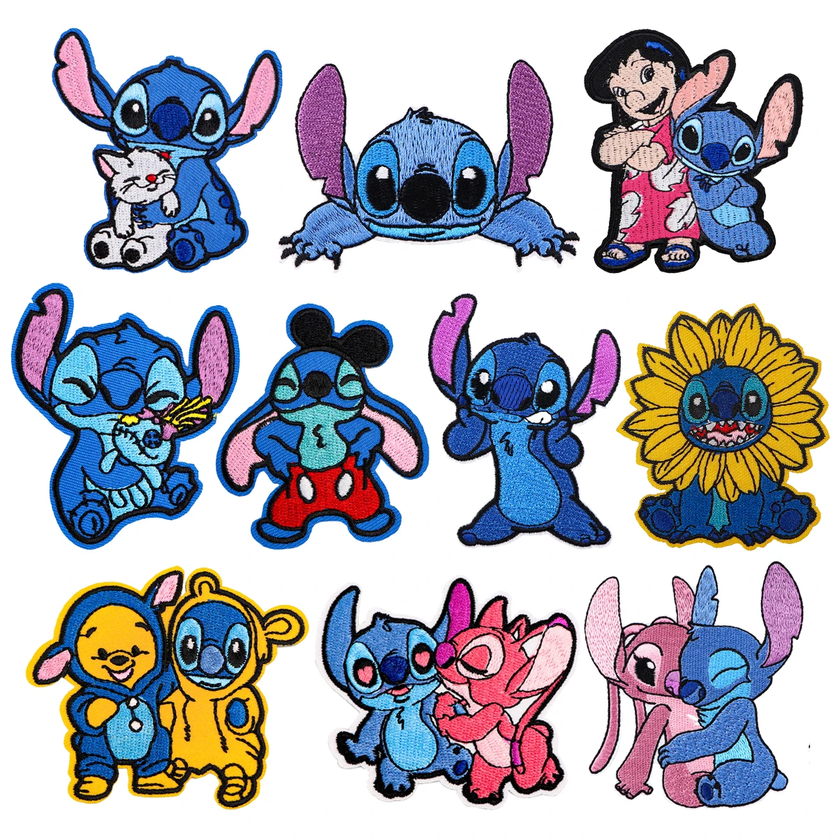 Вышитая нашивка, синие нашивки - Фотография_2