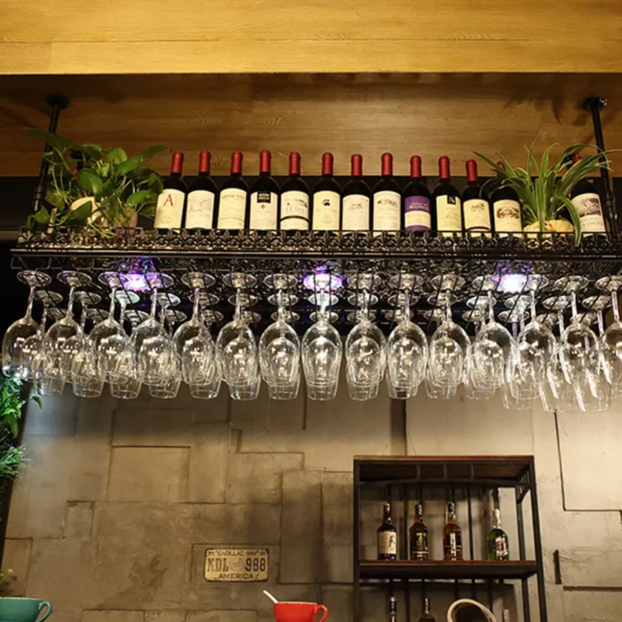 Потолочная подвесная винная полка - Фотография_5