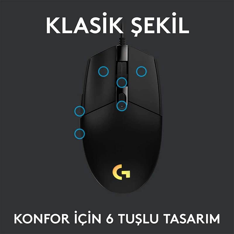 Игровая мышь logitech g102 lightspeed - Фотография_3