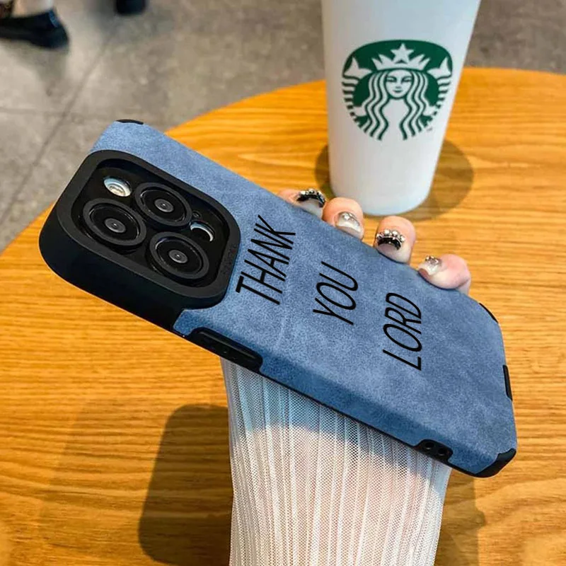 Thank you lord text pattern phone - Фотография_3