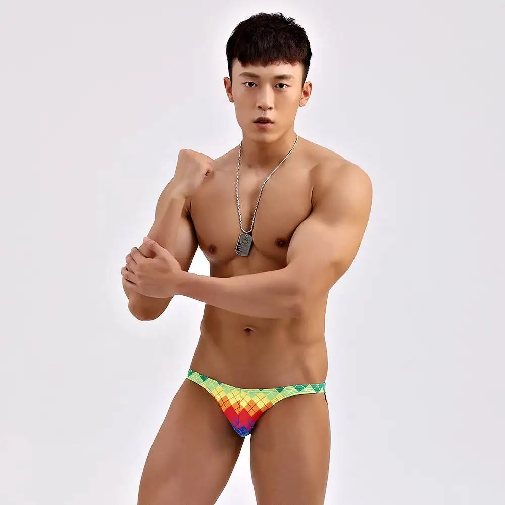 Мужские треугольные пикантные белые - Фотография_5