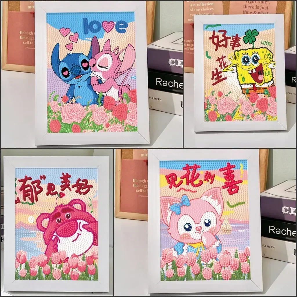 Милая алмазная картина disney stitch