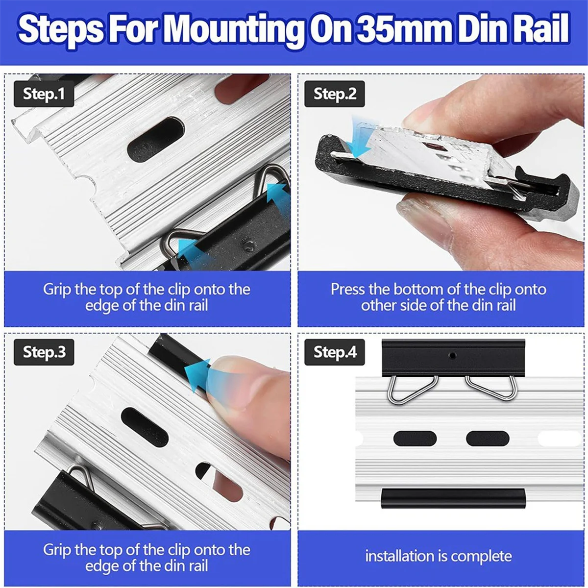 Зажим для крепления на din-рейку - Фотография_5