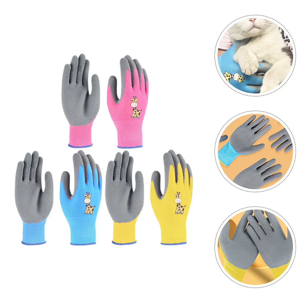 3 пары удобных латексных садовых перчаток - Фотография_6