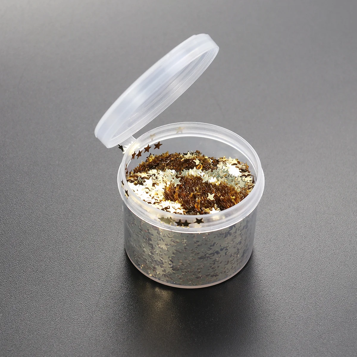 3 мм пятиконечная звезда с блестками - Фотография_2