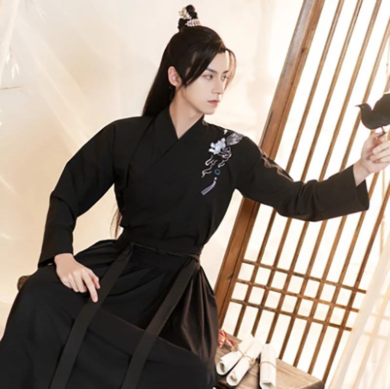 Большие размеры 3xl hanfu мужские - Фотография_3