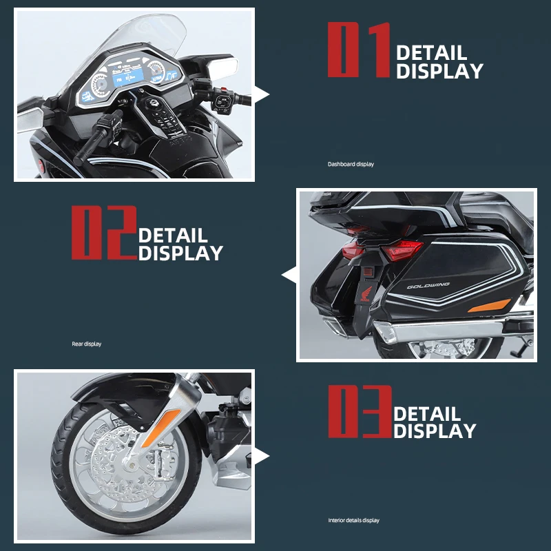 1:11 honda gold wing gl800 2021 - Фотография_6