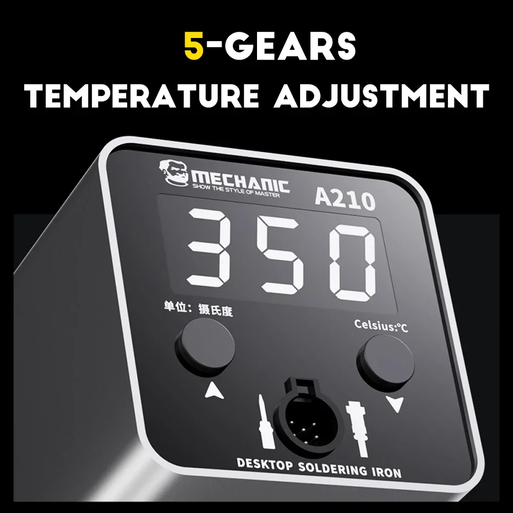 Mechanic цифровая паяльная станция с lcd дисплеем - Фотография_3