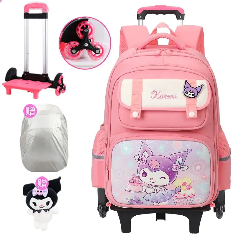 Детская школьная сумка sanrio на тележке - Фотография_4