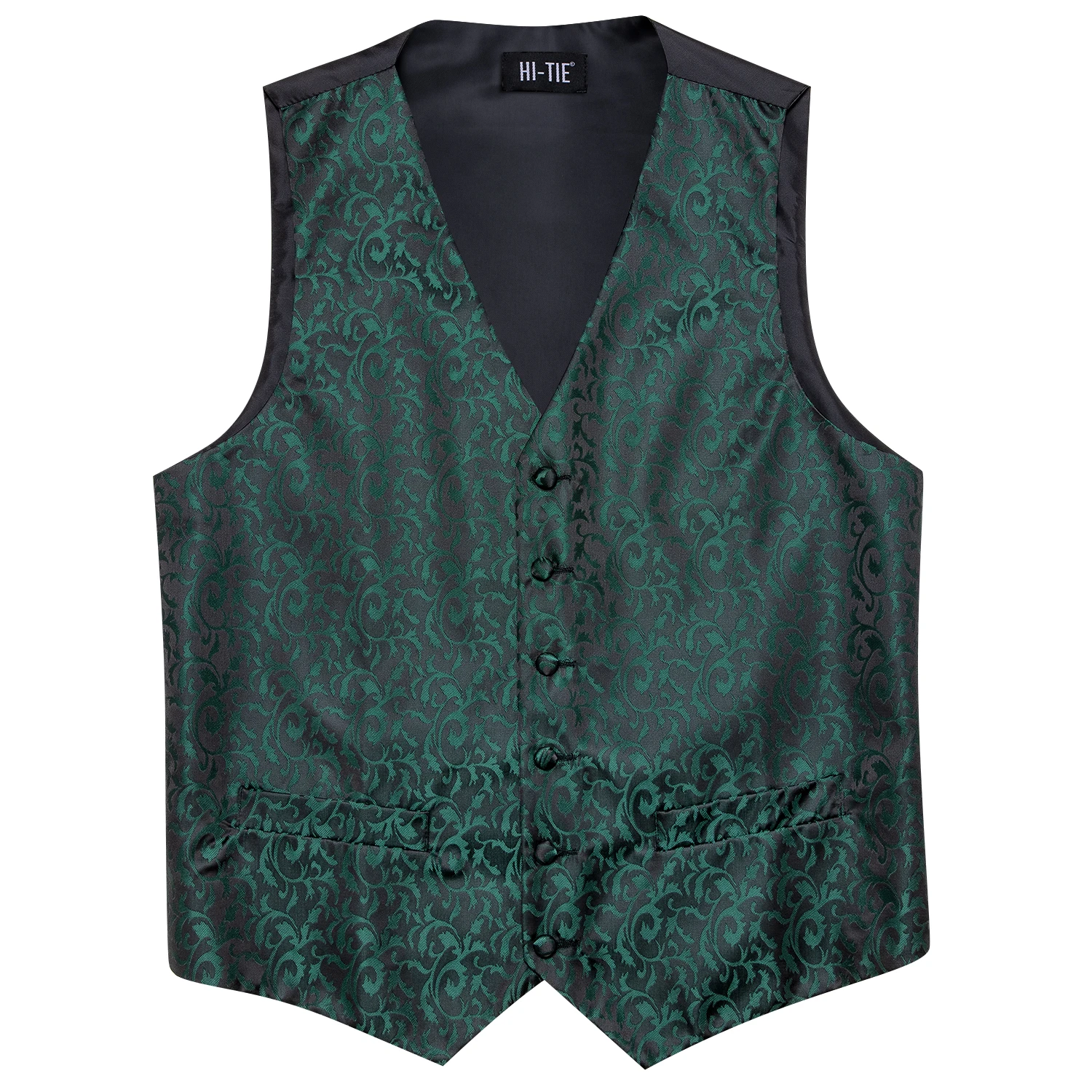 Мужские шелковые жилеты hi-tie - Фотография_4