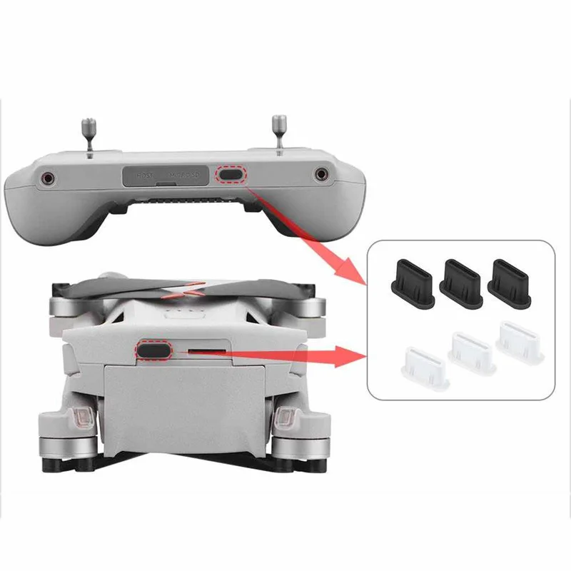 Пылезащитная заглушка type-c для корпуса dji mini 4 pro - Фотография_5