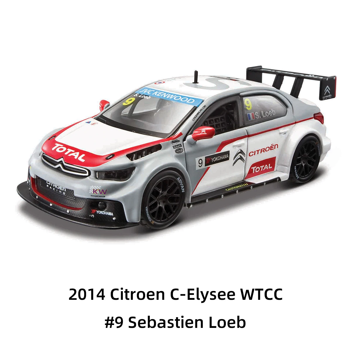 Bburago 1:32 citroen c-elysee wtcc 2014