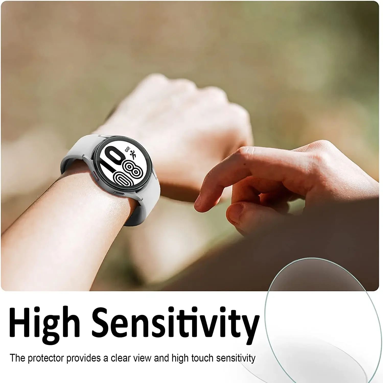 Закаленное стекло для samsung galaxy watch 5 4 - Фотография_6