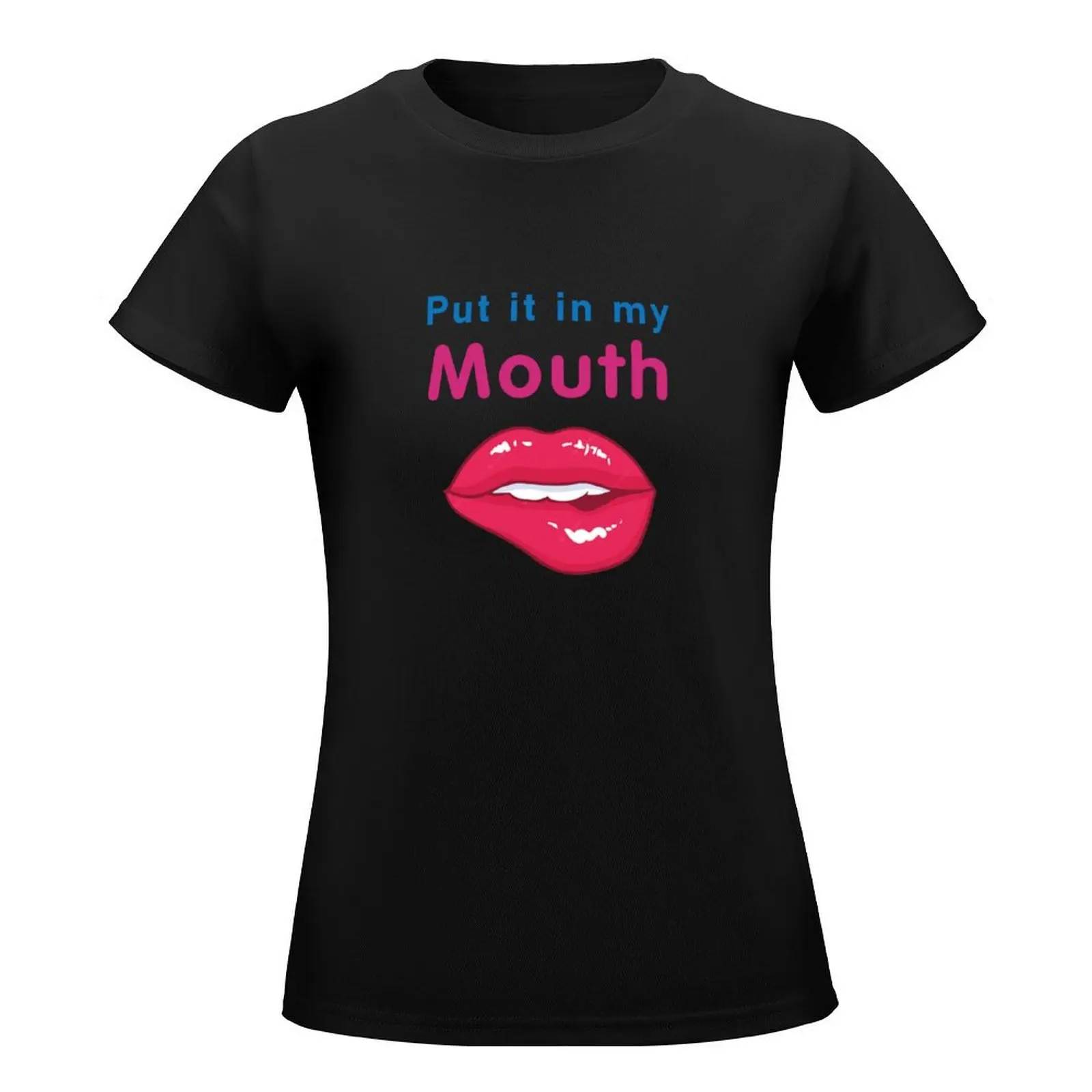 Футболка с надписью «put it in my mouth» - Фотография_2