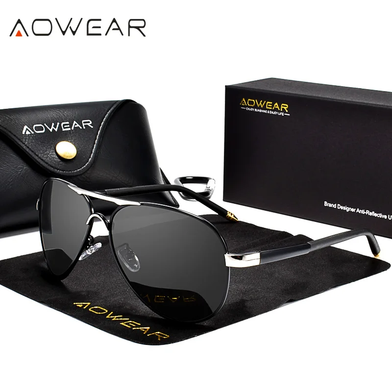 Aowear мужские авиационные солнцезащитные - Фотография_2