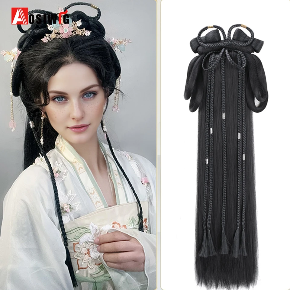 Синтетическая повязка на голову в древнем стиле hanfu
