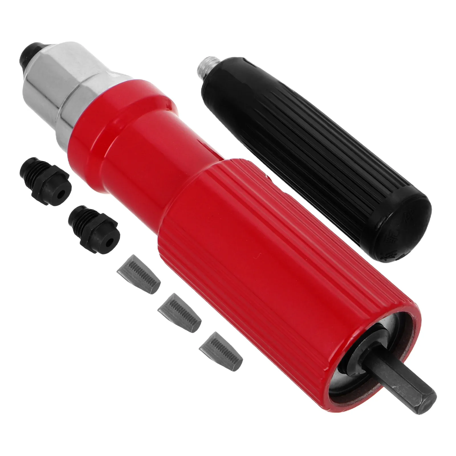 Красный адаптер для заклепочной дрели - Фотография_4