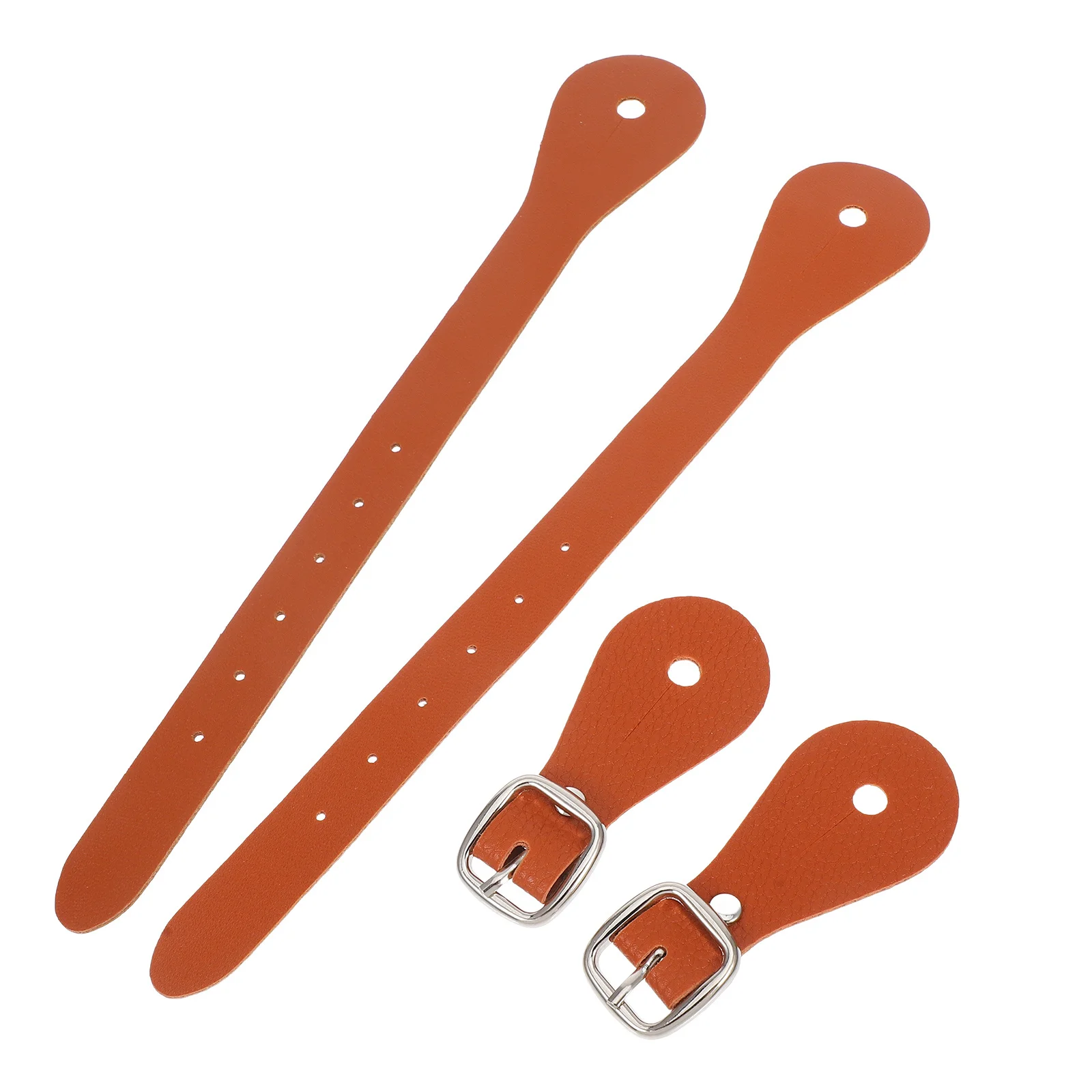 1 пара мужских и женских регулируемых ремней с искусственной шпором