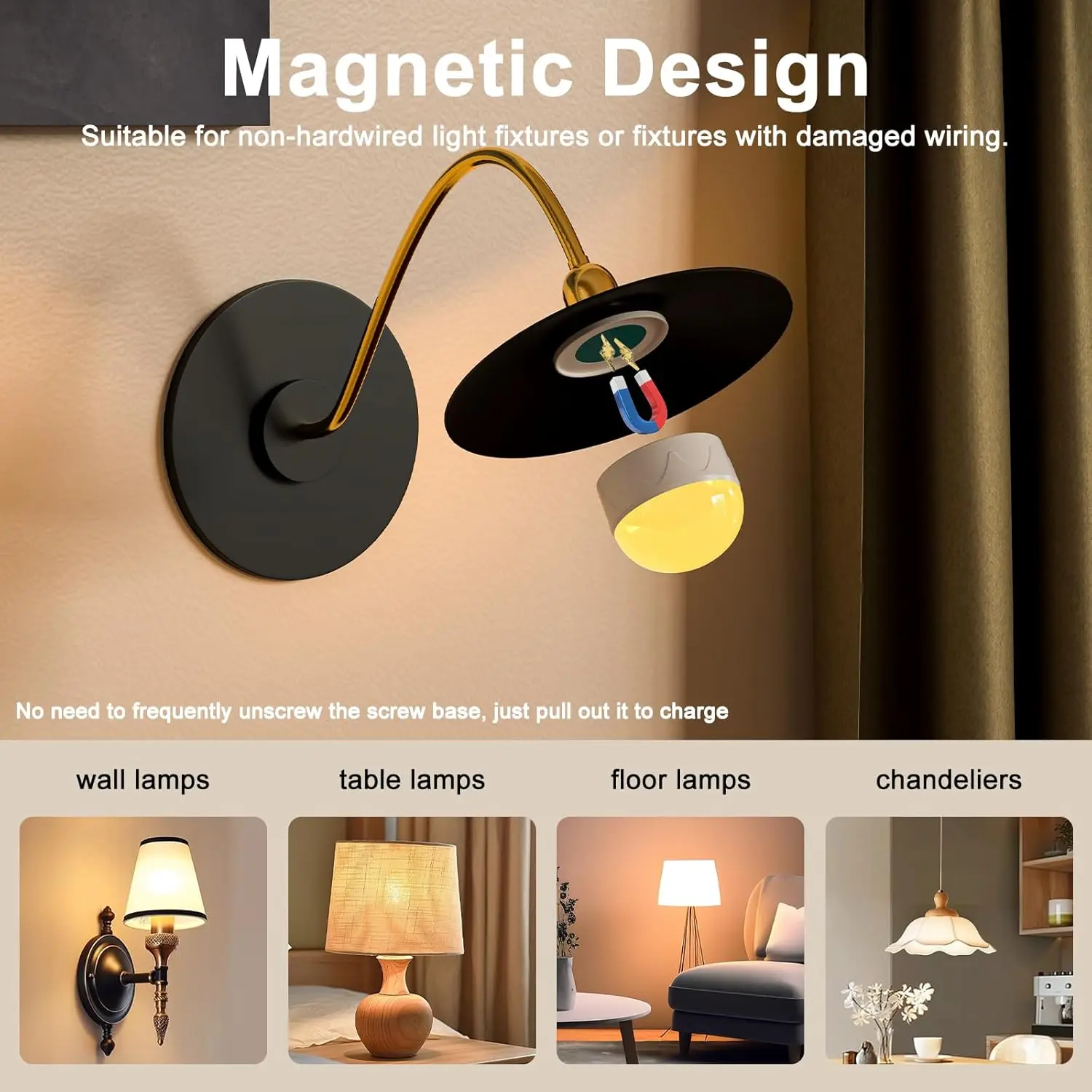 Аккумуляторная лампочка с пультом дистанционного управления - Фотография_3