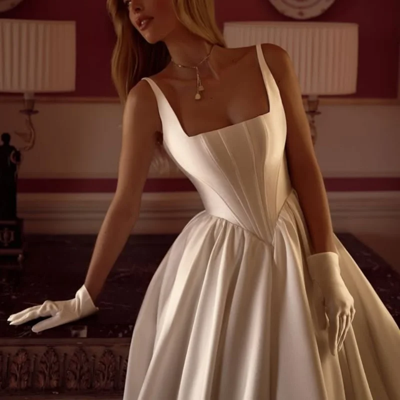 Атласные белые аппликации свадебные