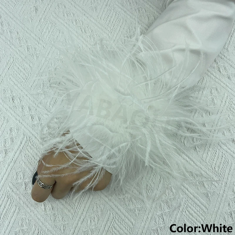 Манжеты аксессуары с перьями - Фотография_2