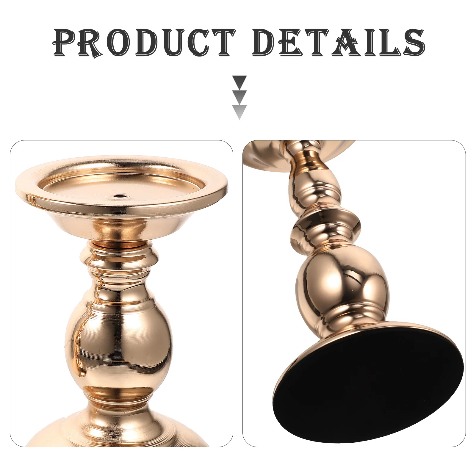 Винтажный держатель ретро конический держатель для свадьбы - Фотография_5