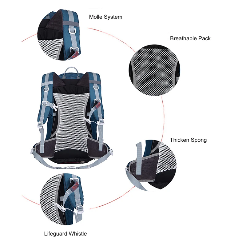 Легкий водонепроницаемый походный рюкзак для мужчин и женщин - Фотография_5