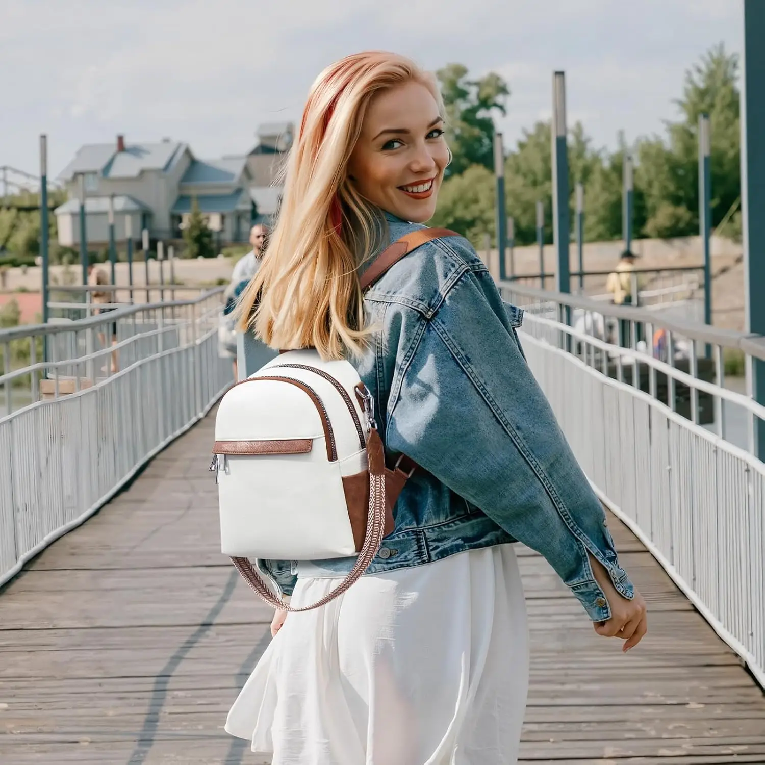 Маленький рюкзак-кошелек для женщин - Фотография_2