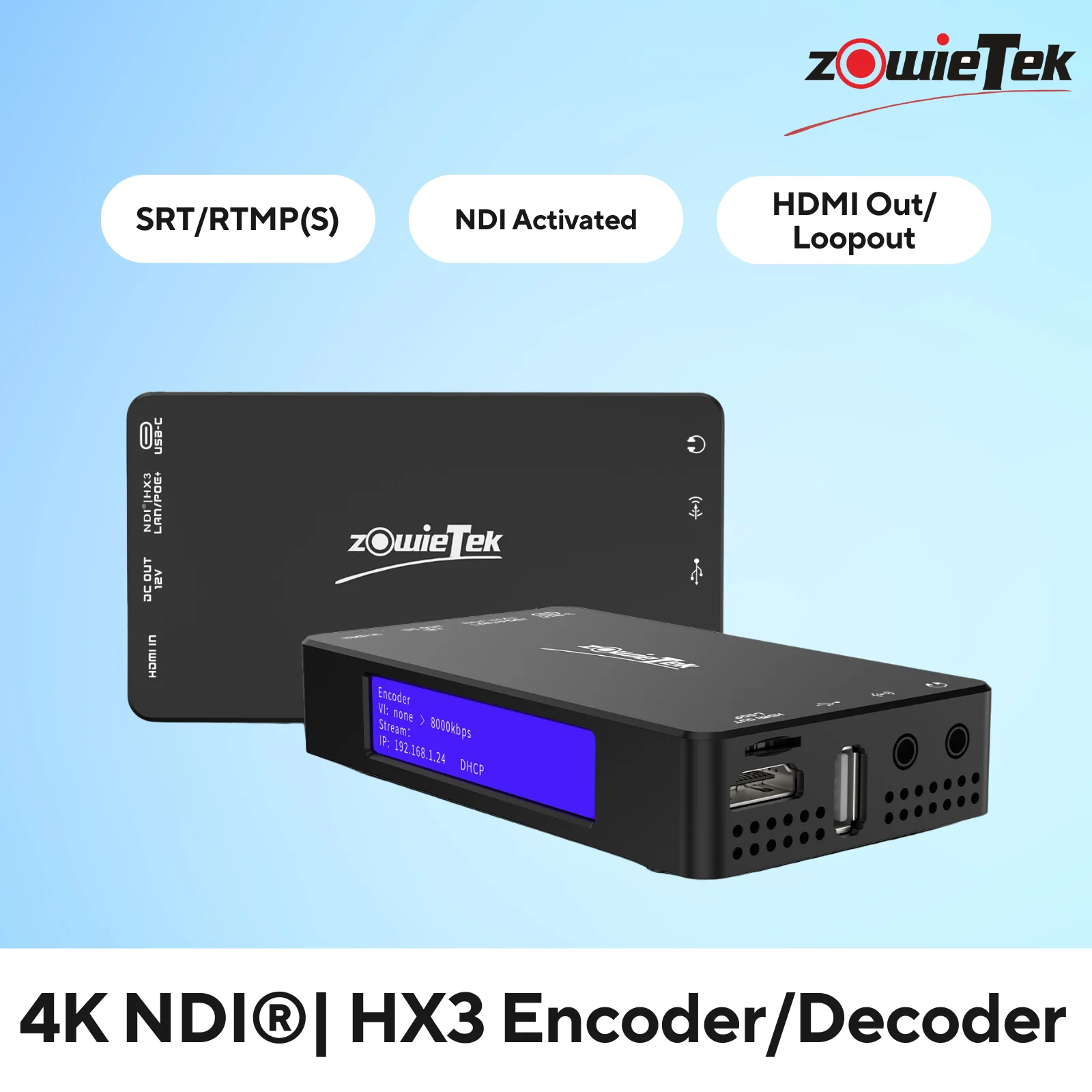 Видео zowietek 4k hdmi для прямой трансляции
