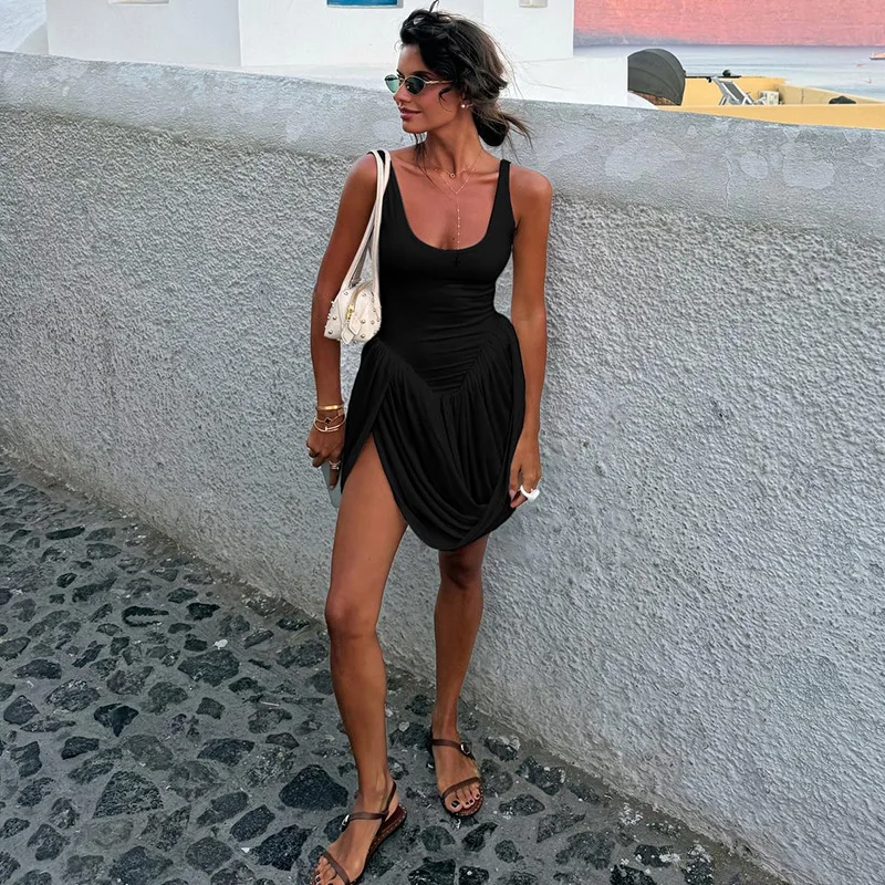 Платье-жилет с неровным подолом - Фотография_2