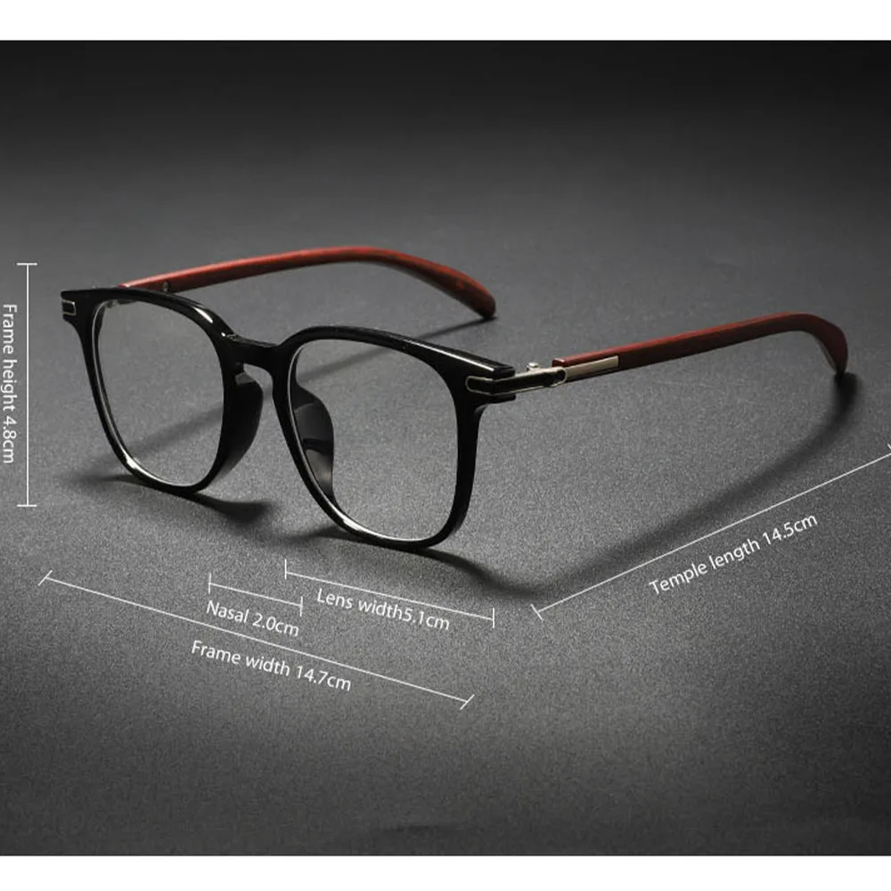 Новые классические простые универсальные женские простые легкие очки - Фотография_3