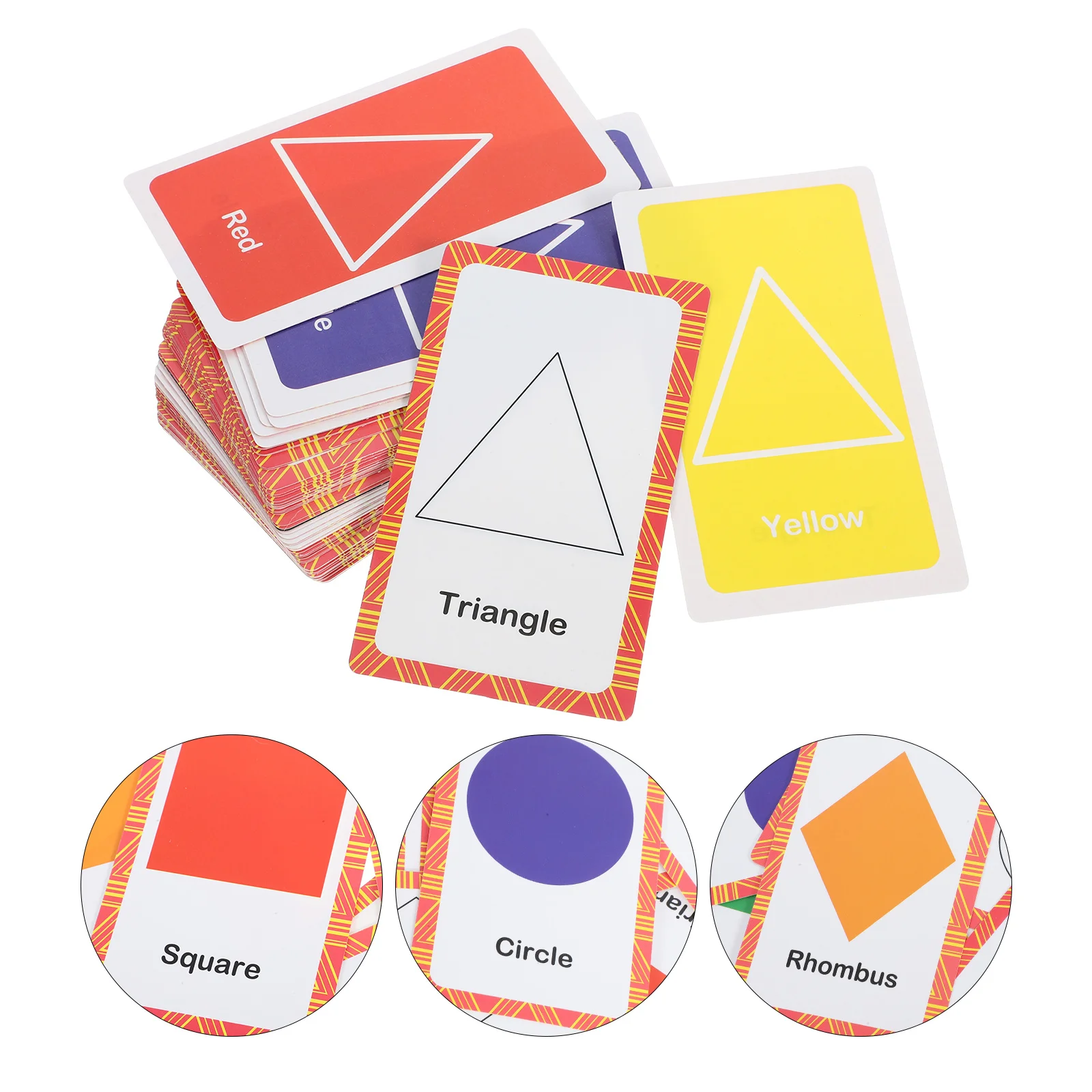 1 комплект цветных обучающих карточек вспышки для малышей - Фотография_5