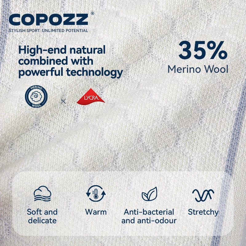 Copozz новые зимние лыжные носки для мужчин и женщин - Фотография_2