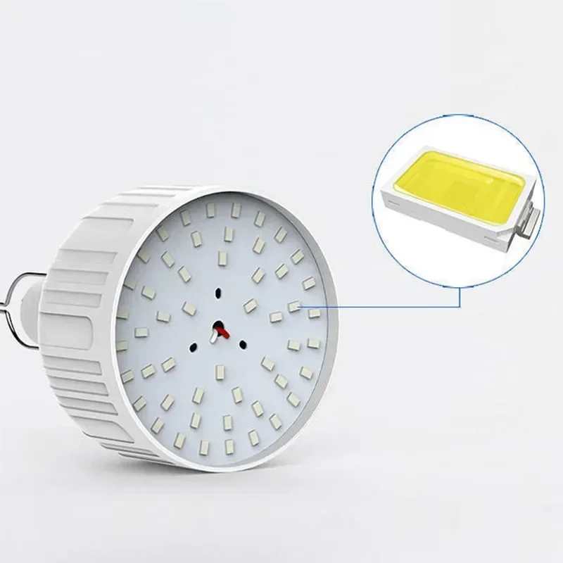 Портативный usb перезаряжаемый светодиодный фонарь для кемпинга - Фотография_4