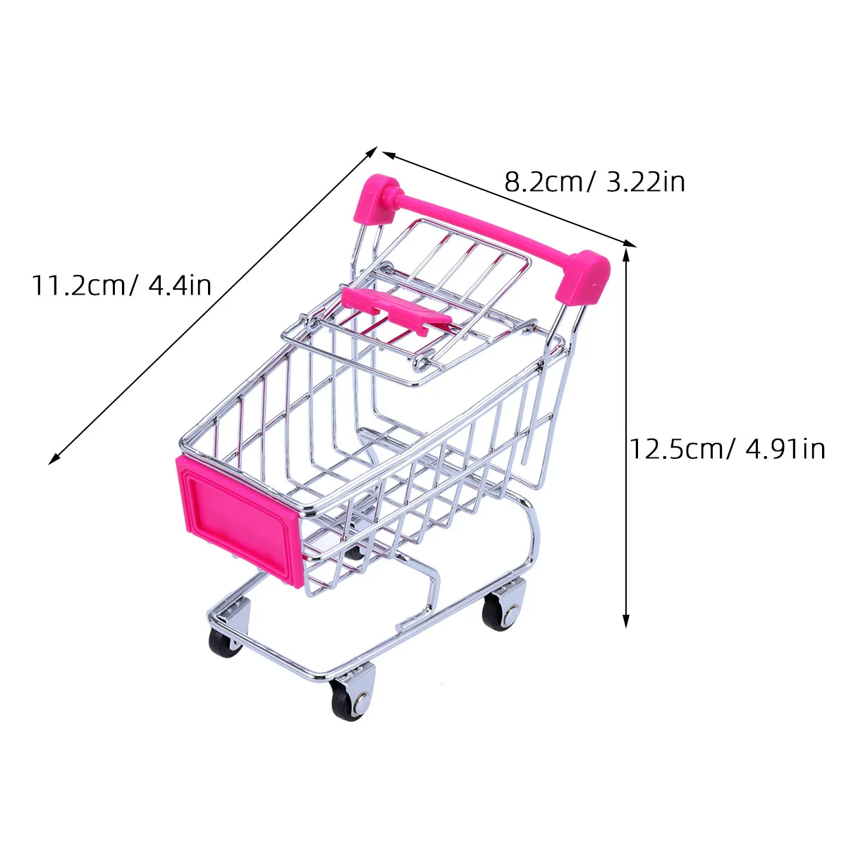 Розовый мини-корзина для покупок - Фотография_3