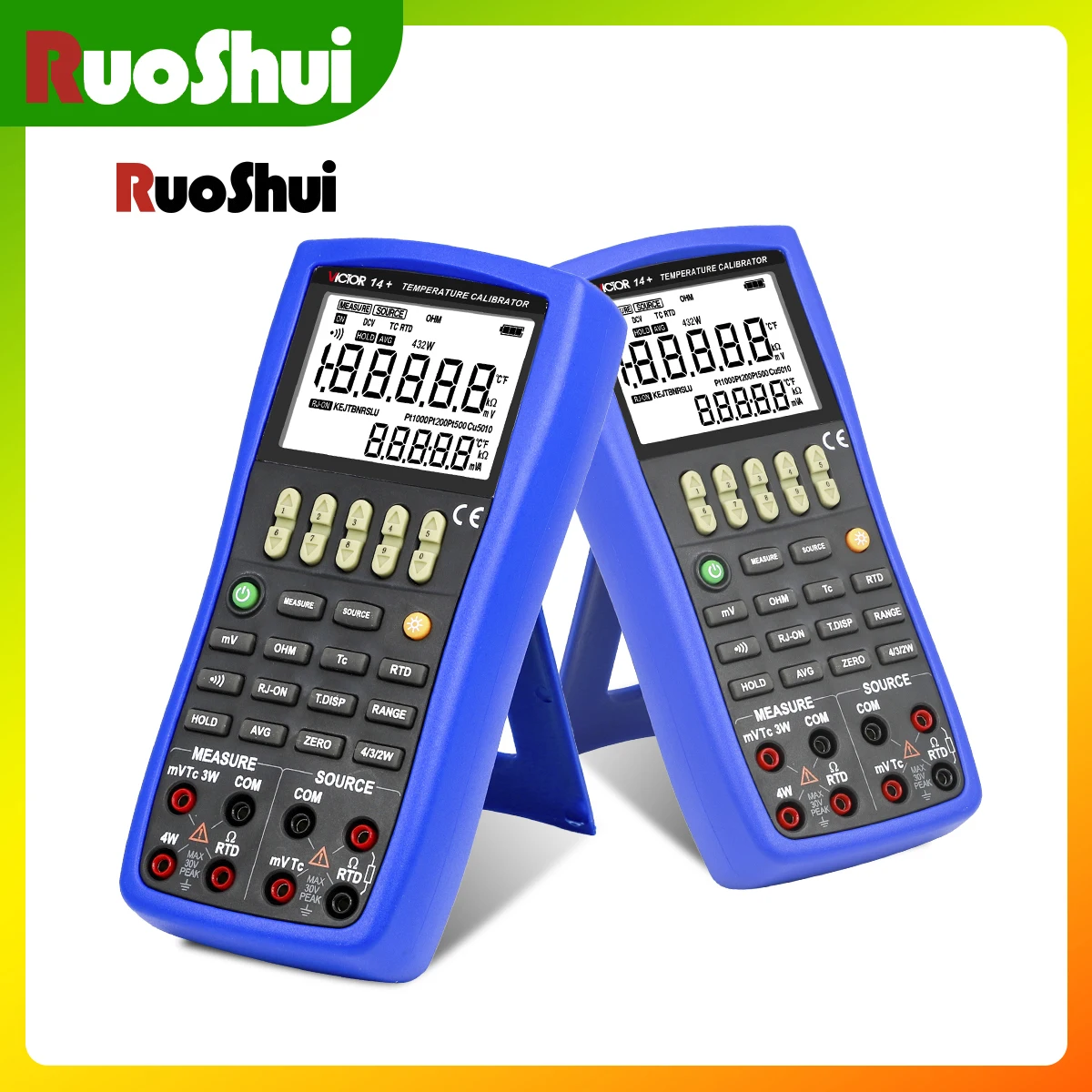 Victor 14+ стандартный прецизионный калибратор температуры и влажности - Фотография_6