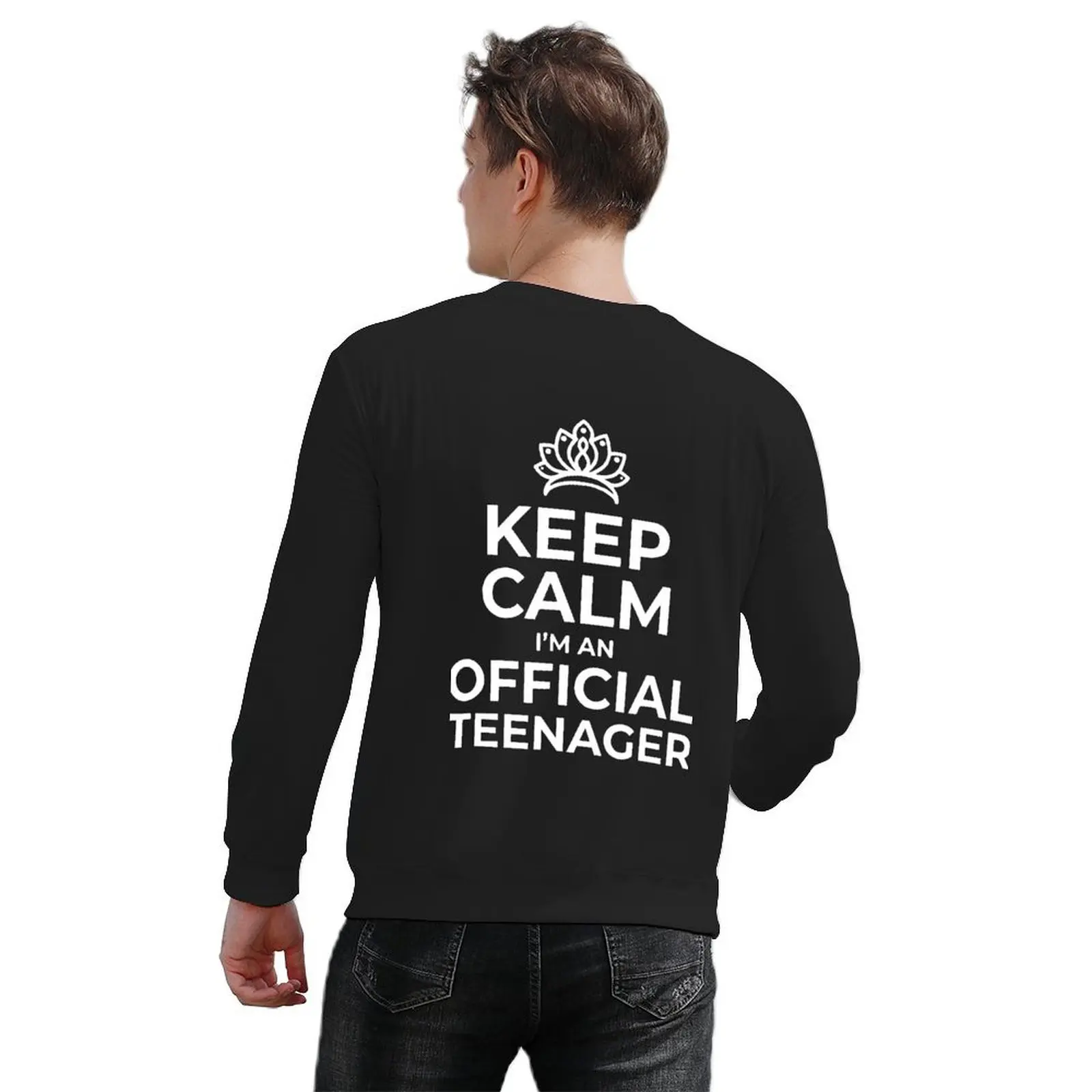 Keep calm i am an официальный подростковый пуловер keep calm - Фотография_6