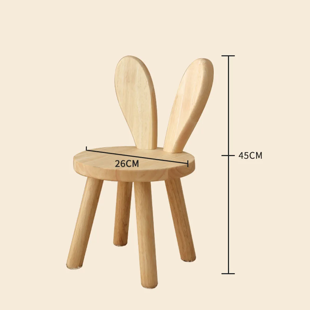 Бытовой табурет из цельного дерева - Фотография_6