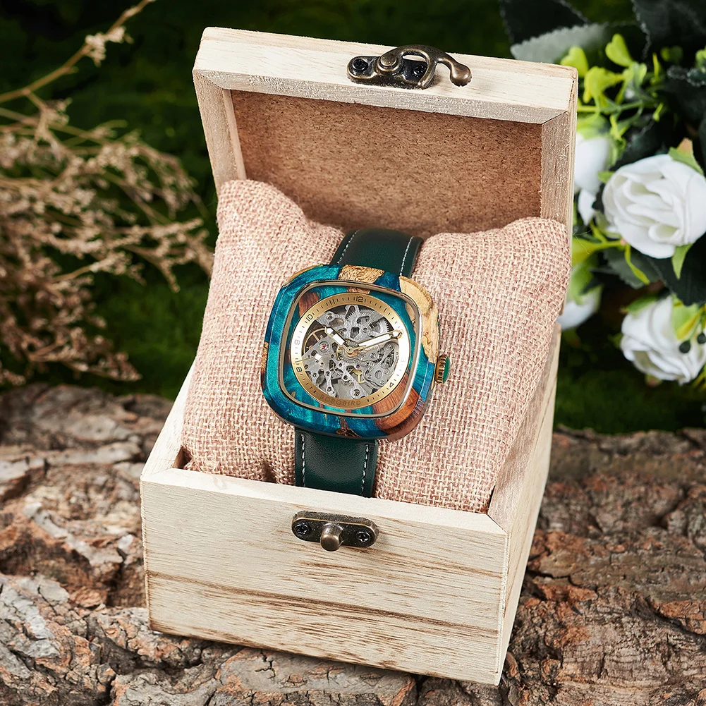 Персонализированные мужские механические часы bobo bird - Фотография_6