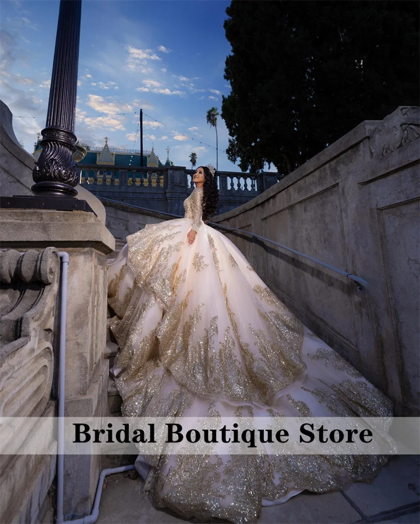 Изысканное белое платье quinceanera 2024 - Фотография_4
