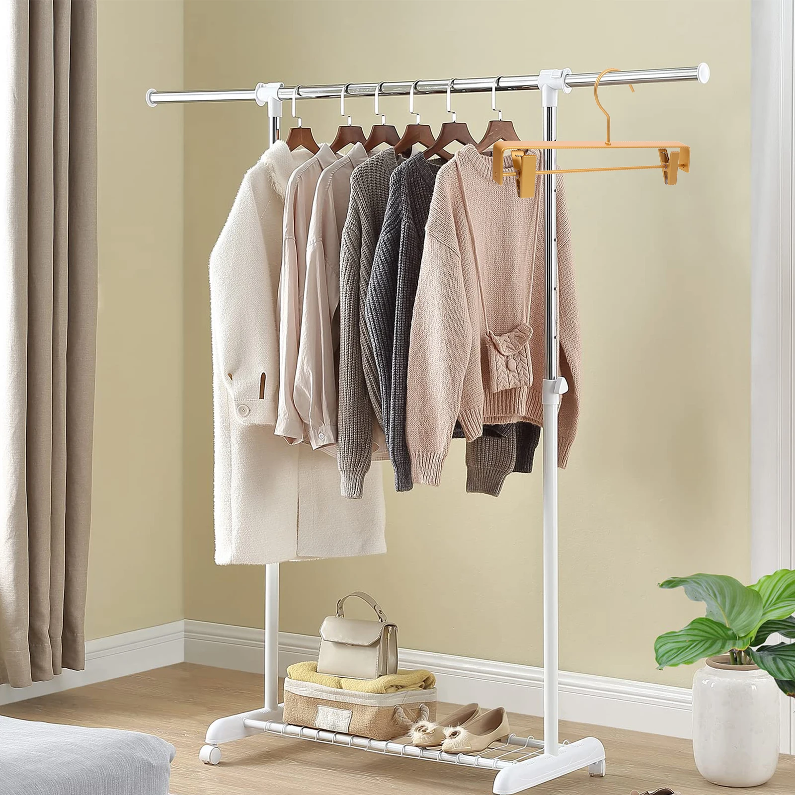 Зажимы для вешалок для брюк из алюминиевого сплава